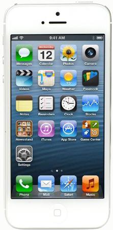 Смартфон Apple iPhone 5 64Gb White & Silver - Алексеевка