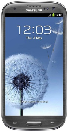 Смартфон Samsung Galaxy S3 GT-I9300 16Gb Titanium grey - Алексеевка
